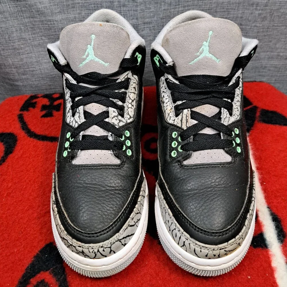 %Size 6.5Y Nike Air Jordan 3 Retro GS Shoes / AJ3